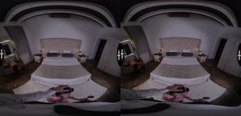 Nice to See You in 180 VR: Petite Brunette Handjob