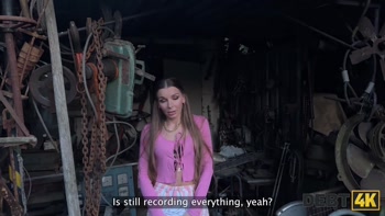 DEBT4k. Debt collector got so horny when he saw hot debtor’s sex toys collection