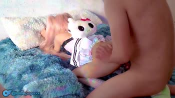 Lolliepopxxx's Petite Pleasure: Tiny Backpack Creampie