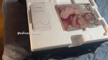 Stepbro's Realistic Sex Doll Surprise: Edivad Black Unboxes Tantaly