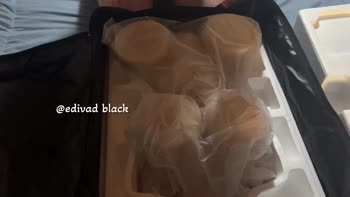 Stepbro's Realistic Sex Doll Surprise: Edivad Black Unboxes Tantaly