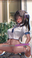 Sweetlife060's Anime Adventure: Black Latina Teen (18+) Delights on Cock