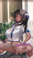 Sweetlife060's Anime Adventure: Black Latina Teen (18+) Delights on Cock