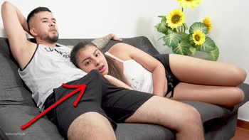 XXHOMEMADE's Step Sis Sensation: Cumming After Discovered Boner!