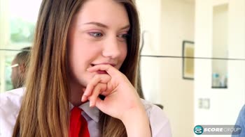 Elena Koshka's Tutoring Session Turns into a Blowjob Bonanza