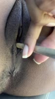 Up Her Skirt's Perfect Shaved Pussy Session