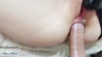 AlissaWhite1's Raw Debut: First Anal Experience for My Man