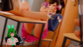 Emily Adaams as DVA: Overwatch Hentai Sex Scenes in 60FPS