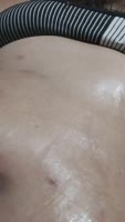 Bellybuttonfan87's Sensual Solo Delight: Lotion Massage with Dildo