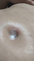 Bellybuttonfan87's Sensual Solo Delight: Lotion Massage with Dildo