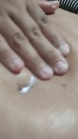 Bellybuttonfan87's Sensual Solo Delight: Lotion Massage with Dildo