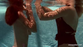 Haley Hill - Serbian and Russian Lesbians Sizzle Underwater