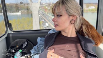 Sally Dinosaur's Risky Date: Tattooed Temptation in the Cable Car
