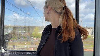 Sally Dinosaur's Risky Date: Tattooed Temptation in the Cable Car