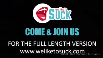 Cock Sucking Geek Gets Pussy Filled With Cum
