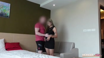 Tattooed Thai Temptress Takes On Wild Cock in Raunchy Room Show