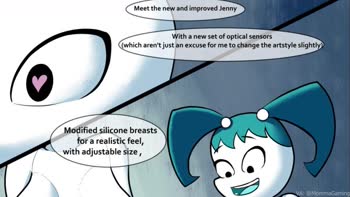 Mommag's Blue-Haired Robot Girl Gets Upgraded for Hardcore Sex