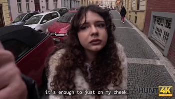 HUNT4K. Please, film how your Girlfriend Sucks a Stranger's Dick