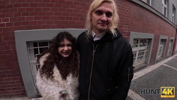 HUNT4K. Please, film how your Girlfriend Sucks a Stranger's Dick