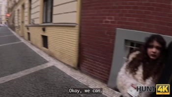 HUNT4K. Please, film how your Girlfriend Sucks a Stranger's Dick