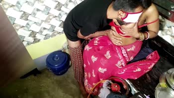 Stepbrother's Bengali Bhabi Fantasy: Couplefiree in Kitchen Sex Delight