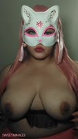 Sweet Nina 22's Hands-On Exploration of Her Luscious Latina Breasts
