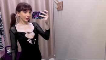 Mira Milik's Sizzling Summer Strip Tease in the Fitting Room