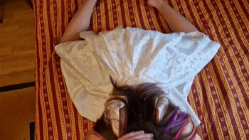 GrustinaNectaria - Grustina's Blushing Bride BJ & Doggy Style