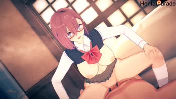 ParadeHentai - Ririsa Amano's Seductive Ride: Uncensored 60FPS Cartoon Delight