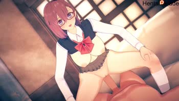 ParadeHentai - Ririsa Amano's Seductive Ride: Uncensored 60FPS Cartoon Delight