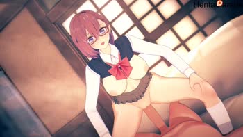 ParadeHentai - Ririsa Amano's Seductive Ride: Uncensored 60FPS Cartoon Delight
