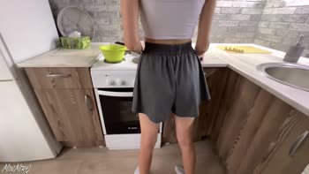 MiniMiry's Taboo Rent Payment: Teen (18+) Babe's POV Doggystyle & Cowgirl