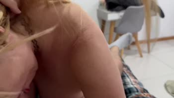 Zplash TV's Sizzling POV Blowjob: Blonde Colombian Milf Swallows