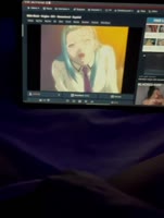 CandyLed's Cozy Solo Session: Masturbating to Anime Hentai Delights