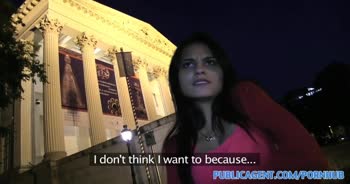 PublicAgent Hot Romanian Brunette Babe Fucked outside in a Public Park