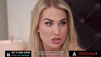Horny MILF Wants To Fuck Her New Stepson So Bad!