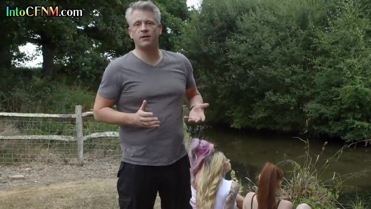 CFNM BJ ladies suck outdoor in group BJ
