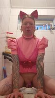 RaychelLittle's Anal Dildo Ride as Sissy Femboy