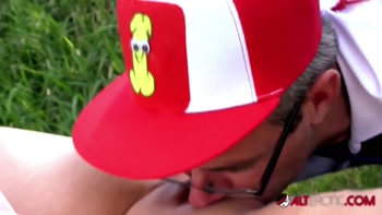 Lily Fatale's Outdoor Cosplay Adventure: Tattooed Temptress Gets Fucked