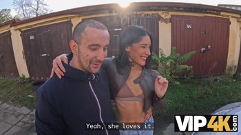 VIP4K. She showed me her Tits in Public, and I sold them a Car