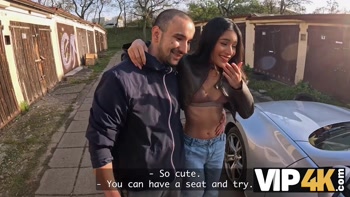 VIP4K. She showed me her Tits in Public, and I sold them a Car