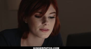 Ava Little's Fiery Fling: Petite Ginger Teen (18+) Gets Creampied