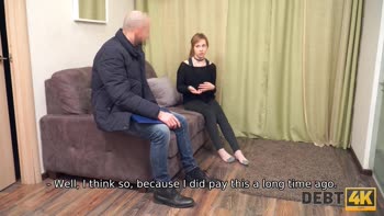 Naive Russian Teen (18+) Sucks Cock to Pay Debt