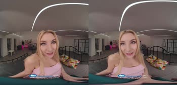 Sylvia's Sweet Surrender: Pillow Fight & Deep Throat in 3D VR
