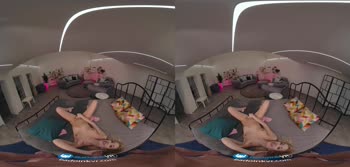 Sylvia's Sweet Surrender: Pillow Fight & Deep Throat in 3D VR