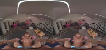 Sylvia's Sweet Surrender: Pillow Fight & Deep Throat in 3D VR
