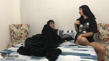 MAFELAGOANDCARLO - Carlo's Step Sis Surprises Him in POV Masturbation Session