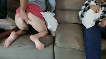 mybigassmilf - My Big Ass Milf's Brother-In-Law Catches On As Hubby Teases Her Ass