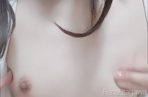 Shy Japanese Teen (18+) RenaUtagawa's Virgin Solo Debut