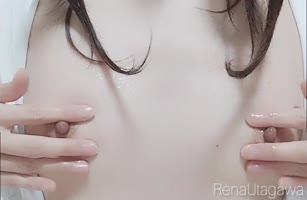 Shy Japanese Teen (18+) RenaUtagawa's Virgin Solo Debut